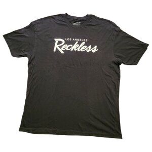 Young & Reckless Los Angeles Black Graphic‎ T-Shirt Cotton 2XL